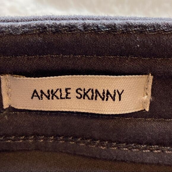 Calvin Klein Gray Ankle Skinny Pants Gray Size 14 - Picture 4 of 14